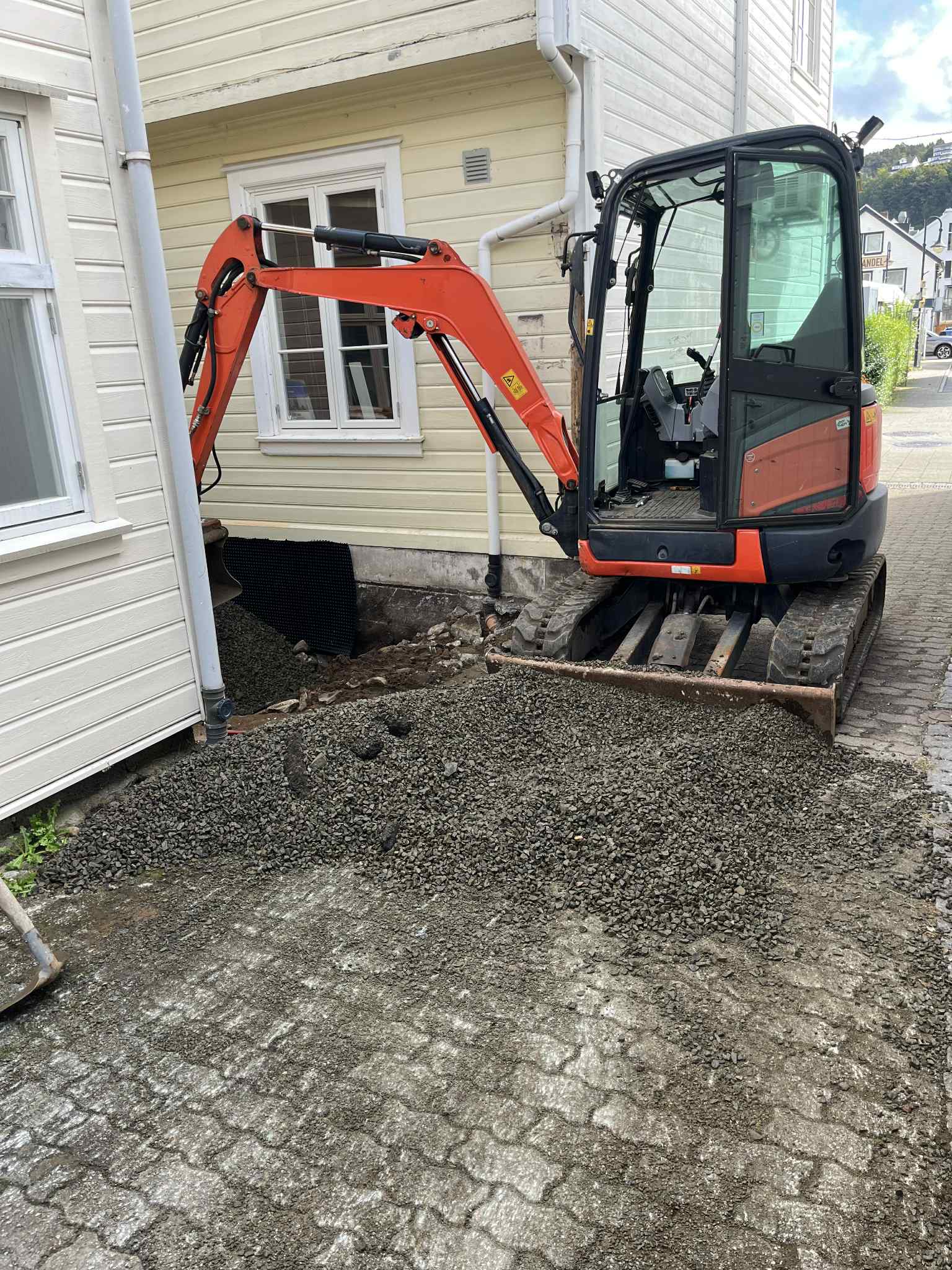 Graving i tettområder