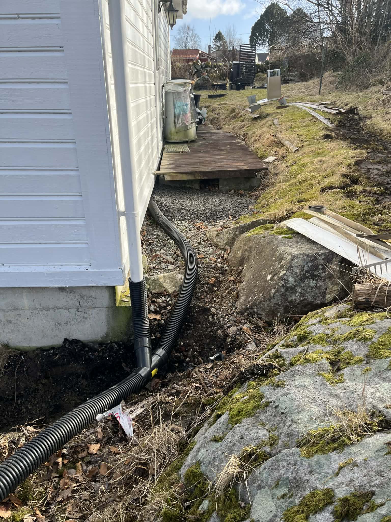 Nedgraving av rør