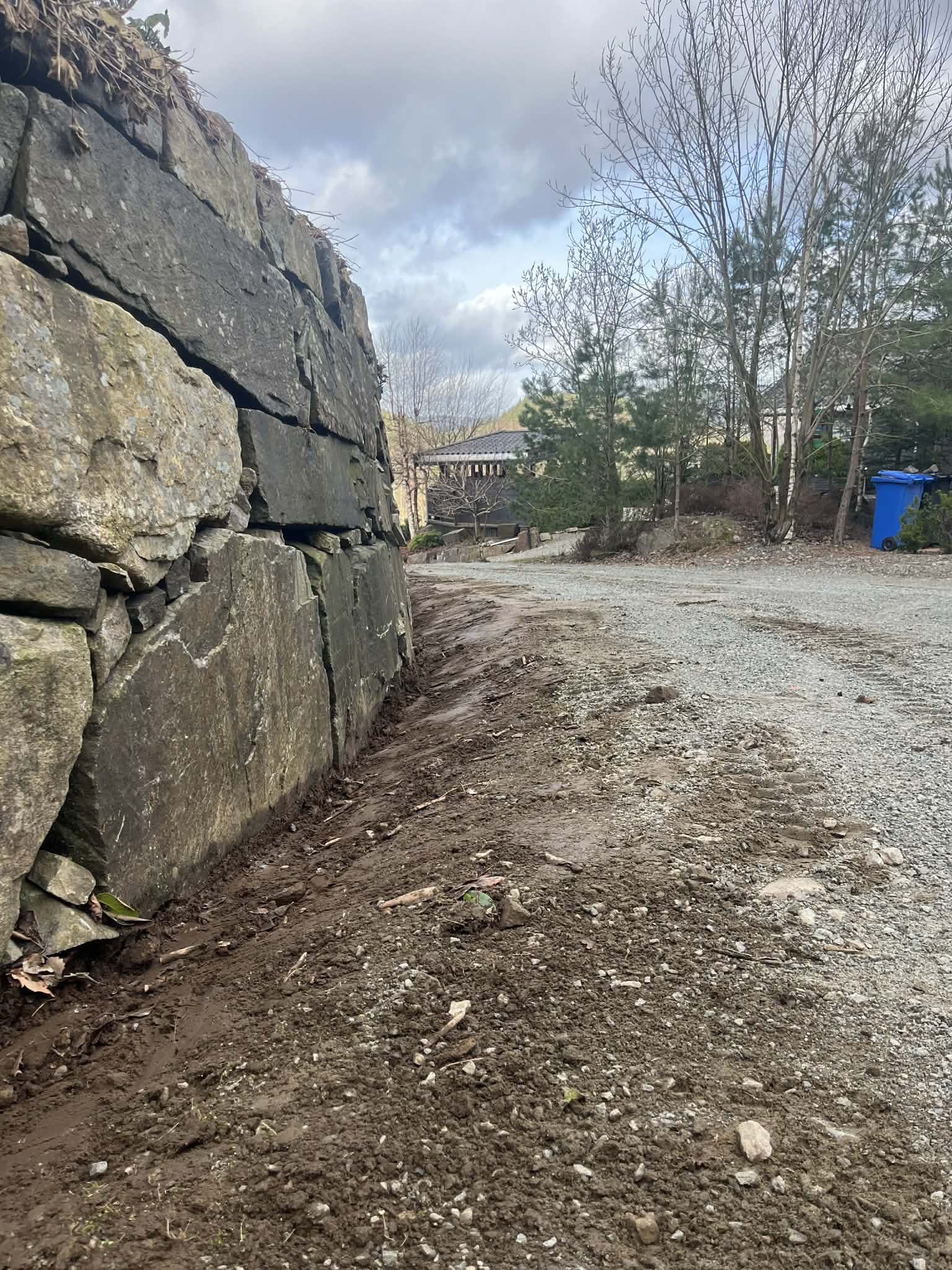 Grøftrens, under arbeid